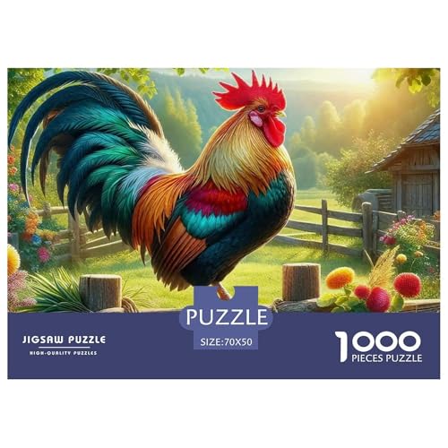 Hahn Puzzle 1000 Teilige Für Erwachsene Und Kinder Schwanz Herausforderung Spiel Klassische Geschenk Home Dekoration in Bewährter Qualität 70x50cm/1000pcs Hahn Puzzle 1000 Teilige Für Erwachsene Und Kinder Schwanz Herausforderung Spiel Klassische Geschenk Home Dekoration in Bewährter Qualität 70x50cm/1000pcs von QTIVARLEN