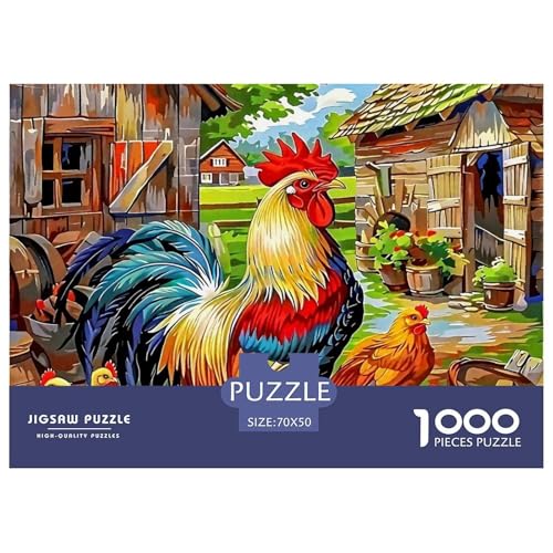 Hahn Puzzle 1000 Teilige Für Erwachsene Und Kinder Schwanz Herausforderung Spiel Klassische Geschenk Wunderschönes Dekoration Clevere Rätsel 70x50cm/1000pcs Hahn Puzzle 1000 Teilige Für Erwachsene Und Kinder Schwanz Herausforderung Spiel Klassische Geschenk Wunderschönes Dekoration Clevere Rätsel 70x50cm/1000pcs von QTIVARLEN