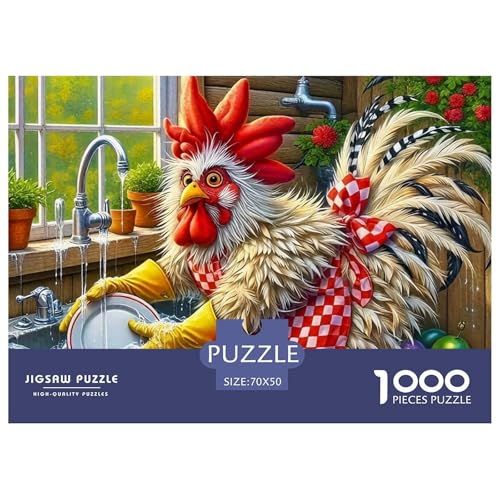 Hahn Puzzle 1000 Teilige Für Erwachsene Und Kinder Schwanz Herausforderung Spiel Klassische Geschenk Wunderschönes Dekoration Clevere Rätsel 70x50cm/1000pcs Hahn Puzzle 1000 Teilige Für Erwachsene Und Kinder Schwanz Herausforderung Spiel Klassische Geschenk Wunderschönes Dekoration Clevere Rätsel 70x50cm/1000pcs von QTIVARLEN