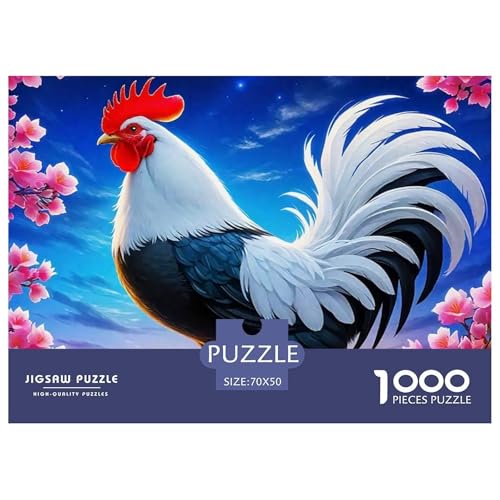 Hahn Puzzle 1000 Teilige Für Erwachsene Und Kinder Schwanz Herausforderung Spiel Pädagogisches Spielzeug Wunderschönes Dekoration in Bewährter Qualität 70x50cm/1000pcs Hahn Puzzle 1000 Teilige Für Erwachsene Und Kinder Schwanz Herausforderung Spiel Pädagogisches Spielzeug Wunderschönes Dekoration in Bewährter Qualität 70x50cm/1000pcs von QTIVARLEN