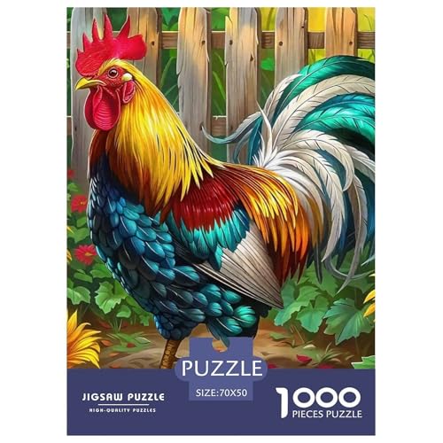 Hahn Puzzle 1000 Teilige Für Erwachsene Und Kinder Schwanz Herausforderung Spiel Pädagogisches Spielzeug Wunderschönes Dekoration in Bewährter Qualität 70x50cm/1000pcs Hahn Puzzle 1000 Teilige Für Erwachsene Und Kinder Schwanz Herausforderung Spiel Pädagogisches Spielzeug Wunderschönes Dekoration in Bewährter Qualität 70x50cm/1000pcs von QTIVARLEN