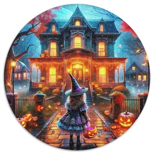 Halloween Stil Farbenfrohes Puzzle 1000 Stück in Bewährter Qualität Für Erwachsene Und Kinder Kühle Kürbis Geschicklichkeitsspiel Geschenke Für Frauen Home Dekoration 1000pcs (67.5x67.5cm) von QTIVARLEN