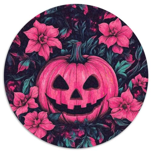 Halloween Stil Farbenfrohes Puzzle 1000 Stück in Bewährter Qualität Für Erwachsene Und Kinder Kühle Kürbis Geschicklichkeitsspiel Geschenke Für Frauen Home Dekoration 1000pcs (67.5x67.5cm) von QTIVARLEN