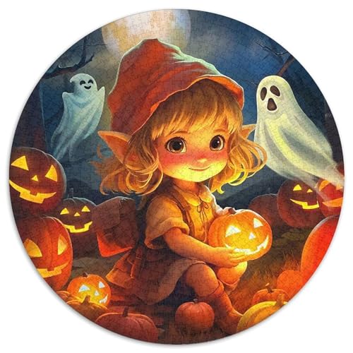 Halloween Stil Farbenfrohes Puzzle 1000 Stück in Bewährter Qualität Für Erwachsene Und Kinder Kühle Kürbis Geschicklichkeitsspiel Geschenke Für Frauen Home Dekoration 1000pcs (67.5x67.5cm) von QTIVARLEN