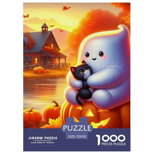 Halloween Stil Farbenfrohes Puzzle 1000 Stück in Bewährter Qualität Für Erwachsene Und Kinder Kühle Kürbis Geschicklichkeitsspiel Geschenke Für Frauen Home Dekoration 70x50cm/1000pcs Halloween Stil Farbenfrohes Puzzle 1000 Stück in Bewährter Qualität Für Erwachsene Und Kinder Kühle Kürbis Geschicklichkeitsspiel Geschenke Für Frauen Home Dekoration 70x50cm/1000pcs von QTIVARLEN