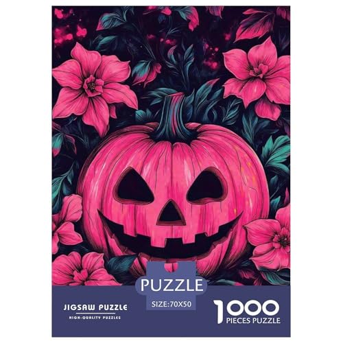 Halloween Stil Farbenfrohes Puzzle 1000 Stück in Bewährter Qualität Für Erwachsene Und Kinder Kühle Kürbis Geschicklichkeitsspiel Geschenke Für Frauen Home Dekoration 70x50cm/1000pcs Halloween Stil Farbenfrohes Puzzle 1000 Stück in Bewährter Qualität Für Erwachsene Und Kinder Kühle Kürbis Geschicklichkeitsspiel Geschenke Für Frauen Home Dekoration 70x50cm/1000pcs von QTIVARLEN
