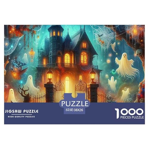 Halloween Stil Farbenfrohes Puzzle 1000 Stück in Bewährter Qualität Für Erwachsene Und Kinder Kühle Kürbis Geschicklichkeitsspiel Geschenke Für Frauen Pädagogisches Spielzeug 38x26cm/1000pcs Halloween Stil Farbenfrohes Puzzle 1000 Stück in Bewährter Qualität Für Erwachsene Und Kinder Kühle Kürbis Geschicklichkeitsspiel Geschenke Für Frauen Pädagogisches Spielzeug 38x26cm/1000pcs von QTIVARLEN