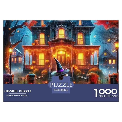 Halloween Stil Farbenfrohes Puzzle 1000 Stück in Bewährter Qualität Für Erwachsene Und Kinder Kühle Kürbis Geschicklichkeitsspiel Geschenke Für Frauen Wanddekoration 38x26cm/1000pcs Halloween Stil Farbenfrohes Puzzle 1000 Stück in Bewährter Qualität Für Erwachsene Und Kinder Kühle Kürbis Geschicklichkeitsspiel Geschenke Für Frauen Wanddekoration 38x26cm/1000pcs von QTIVARLEN