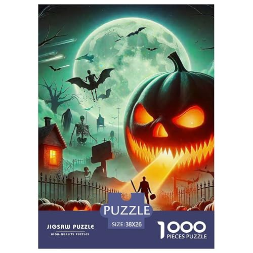 Halloween Stil Farbenfrohes Puzzle 1000 Stück in Bewährter Qualität Für Erwachsene Und Kinder Kühle Kürbis Geschicklichkeitsspiel Geschenke Für Männer Home Dekoration 38x26cm/1000pcs Halloween Stil Farbenfrohes Puzzle 1000 Stück in Bewährter Qualität Für Erwachsene Und Kinder Kühle Kürbis Geschicklichkeitsspiel Geschenke Für Männer Home Dekoration 38x26cm/1000pcs von QTIVARLEN