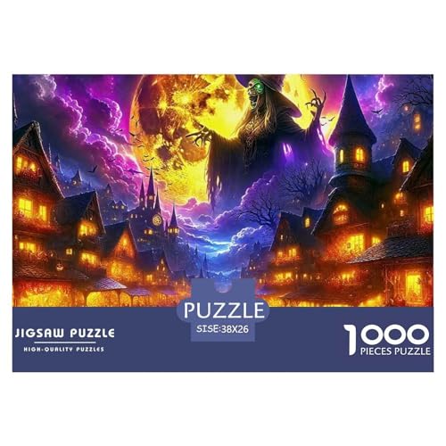Halloween Stil Farbenfrohes Puzzle 1000 Stück in Bewährter Qualität Für Erwachsene Und Kinder Kühle Kürbis Geschicklichkeitsspiel Geschenke Für Männer Home Dekoration 38x26cm/1000pcs Halloween Stil Farbenfrohes Puzzle 1000 Stück in Bewährter Qualität Für Erwachsene Und Kinder Kühle Kürbis Geschicklichkeitsspiel Geschenke Für Männer Home Dekoration 38x26cm/1000pcs von QTIVARLEN