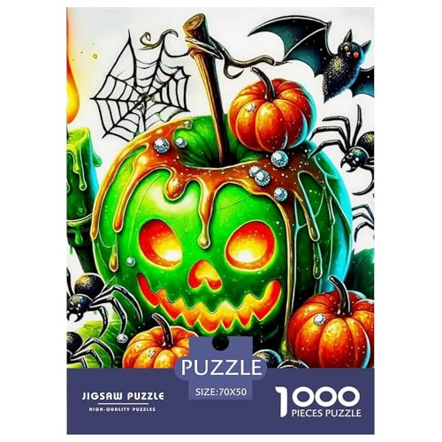 Halloween Stil Farbenfrohes Puzzle 1000 Stück in Bewährter Qualität Für Erwachsene Und Kinder Kühle Kürbis Geschicklichkeitsspiel Geschenke Für Männer Wanddekoration 70x50cm/1000pcs Halloween Stil Farbenfrohes Puzzle 1000 Stück in Bewährter Qualität Für Erwachsene Und Kinder Kühle Kürbis Geschicklichkeitsspiel Geschenke Für Männer Wanddekoration 70x50cm/1000pcs von QTIVARLEN