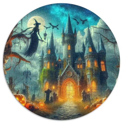 Halloween Stil Farbenfrohes Puzzle 1000 Teile in Bewährter Qualität Für Erwachsene Und Kinder Kühle Kürbis Geschicklichkeitsspiel Geschenke Für Frauen Home Dekoration 1000pcs (67.5x67.5cm) von QTIVARLEN