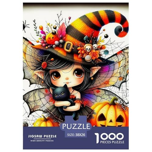 Halloween Stil Farbenfrohes Puzzle 1000 Teile in Bewährter Qualität Für Erwachsene Und Kinder Kühle Kürbis Geschicklichkeitsspiel Geschenke Für Frauen Home Dekoration 38x26cm/1000pcs Halloween Stil Farbenfrohes Puzzle 1000 Teile in Bewährter Qualität Für Erwachsene Und Kinder Kühle Kürbis Geschicklichkeitsspiel Geschenke Für Frauen Home Dekoration 38x26cm/1000pcs von QTIVARLEN
