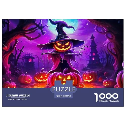 Halloween Stil Farbenfrohes Puzzle 1000 Teile in Bewährter Qualität Für Erwachsene Und Kinder Kühle Kürbis Geschicklichkeitsspiel Geschenke Für Frauen Home Dekoration 70x50cm/1000pcs Halloween Stil Farbenfrohes Puzzle 1000 Teile in Bewährter Qualität Für Erwachsene Und Kinder Kühle Kürbis Geschicklichkeitsspiel Geschenke Für Frauen Home Dekoration 70x50cm/1000pcs von QTIVARLEN
