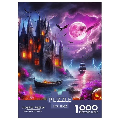 Halloween Stil Farbenfrohes Puzzle 1000 Teile in Bewährter Qualität Für Erwachsene Und Kinder Kühle Kürbis Geschicklichkeitsspiel Geschenke Für Frauen Pädagogisches Spielzeug 38x26cm/1000pcs Halloween Stil Farbenfrohes Puzzle 1000 Teile in Bewährter Qualität Für Erwachsene Und Kinder Kühle Kürbis Geschicklichkeitsspiel Geschenke Für Frauen Pädagogisches Spielzeug 38x26cm/1000pcs von QTIVARLEN