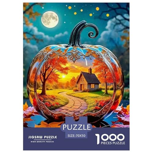 Halloween Stil Farbenfrohes Puzzle 1000 Teile in Bewährter Qualität Für Erwachsene Und Kinder Kühle Kürbis Geschicklichkeitsspiel Geschenke Für Frauen Pädagogisches Spielzeug 70x50cm/1000pcs Halloween Stil Farbenfrohes Puzzle 1000 Teile in Bewährter Qualität Für Erwachsene Und Kinder Kühle Kürbis Geschicklichkeitsspiel Geschenke Für Frauen Pädagogisches Spielzeug 70x50cm/1000pcs von QTIVARLEN