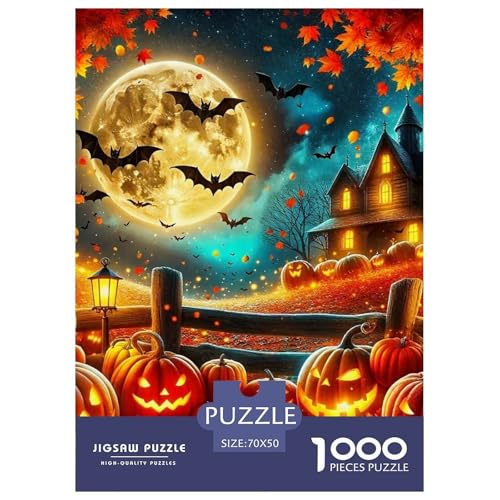 Halloween Stil Farbenfrohes Puzzle 1000 Teile in Bewährter Qualität Für Erwachsene Und Kinder Kühle Kürbis Geschicklichkeitsspiel Geschenke Für Frauen Pädagogisches Spielzeug 70x50cm/1000pcs Halloween Stil Farbenfrohes Puzzle 1000 Teile in Bewährter Qualität Für Erwachsene Und Kinder Kühle Kürbis Geschicklichkeitsspiel Geschenke Für Frauen Pädagogisches Spielzeug 70x50cm/1000pcs von QTIVARLEN