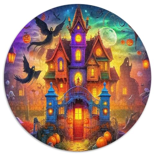 Halloween Stil Farbenfrohes Puzzle 1000 Teile in Bewährter Qualität Für Erwachsene Und Kinder Kühle Kürbis Geschicklichkeitsspiel Geschenke Für Männer Home Dekoration 1000pcs (67.5x67.5cm) von QTIVARLEN