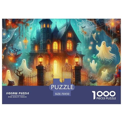 Halloween Stil Farbenfrohes Puzzle 1000 Teile in Bewährter Qualität Für Erwachsene Und Kinder Kühle Kürbis Geschicklichkeitsspiel Geschenke Für Männer Home Dekoration 70x50cm/1000pcs Halloween Stil Farbenfrohes Puzzle 1000 Teile in Bewährter Qualität Für Erwachsene Und Kinder Kühle Kürbis Geschicklichkeitsspiel Geschenke Für Männer Home Dekoration 70x50cm/1000pcs von QTIVARLEN