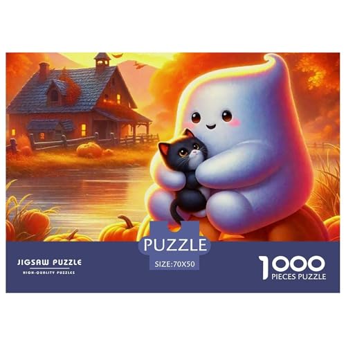 Halloween Stil Farbenfrohes Puzzle 1000 Teile in Bewährter Qualität Für Erwachsene Und Kinder Kühle Kürbis Geschicklichkeitsspiel Geschenke Für Männer Wanddekoration 70x50cm/1000pcs Halloween Stil Farbenfrohes Puzzle 1000 Teile in Bewährter Qualität Für Erwachsene Und Kinder Kühle Kürbis Geschicklichkeitsspiel Geschenke Für Männer Wanddekoration 70x50cm/1000pcs von QTIVARLEN