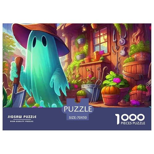 Halloween Stil Farbenfrohes Puzzle 1000 Teile in Bewährter Qualität Für Erwachsene Und Kinder Kühle Kürbis Herausforderndes Rätsel Geschenke Für Frauen Pädagogisches Spielzeug 70x50cm/1000pcs Halloween Stil Farbenfrohes Puzzle 1000 Teile in Bewährter Qualität Für Erwachsene Und Kinder Kühle Kürbis Herausforderndes Rätsel Geschenke Für Frauen Pädagogisches Spielzeug 70x50cm/1000pcs von QTIVARLEN