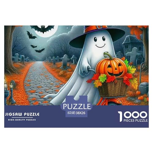 Halloween Stil Farbenfrohes Puzzle 1000 Teile in Bewährter Qualität Für Erwachsene Und Kinder Kühle Kürbis Herausforderndes Rätsel Geschenke Für Frauen Wanddekoration 38x26cm/1000pcs Halloween Stil Farbenfrohes Puzzle 1000 Teile in Bewährter Qualität Für Erwachsene Und Kinder Kühle Kürbis Herausforderndes Rätsel Geschenke Für Frauen Wanddekoration 38x26cm/1000pcs von QTIVARLEN