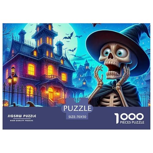 Halloween Stil Farbenfrohes Puzzle 1000 Teile in Bewährter Qualität Für Erwachsene Und Kinder Kühle Kürbis Herausforderndes Rätsel Geschenke Für Männer Pädagogisches Spielzeug 70x50cm/1000pcs Halloween Stil Farbenfrohes Puzzle 1000 Teile in Bewährter Qualität Für Erwachsene Und Kinder Kühle Kürbis Herausforderndes Rätsel Geschenke Für Männer Pädagogisches Spielzeug 70x50cm/1000pcs von QTIVARLEN