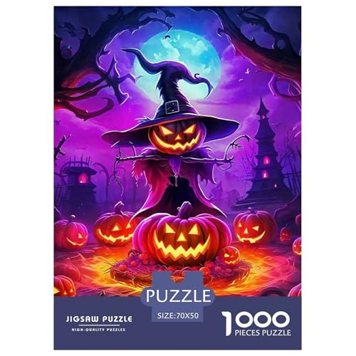 Halloween Stil Farbenfrohes Puzzle 1000 Teile in Bewährter Qualität Für Erwachsene Und Kinder Kühle Kürbis Puzzlespiele Für Die Ganze Familie Geschenke Für Frauen Wanddekoration 70x50cm/1000pcs Halloween Stil Farbenfrohes Puzzle 1000 Teile in Bewährter Qualität Für Erwachsene Und Kinder Kühle Kürbis Puzzlespiele Für Die Ganze Familie Geschenke Für Frauen Wanddekoration 70x50cm/1000pcs von QTIVARLEN
