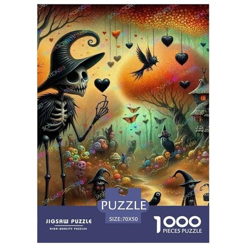 Halloween Stil Farbenfrohes Puzzle 1000 Teile in Bewährter Qualität Für Erwachsene Und Kinder Kühle Kürbis Puzzlespiele Für Die Ganze Familie Geschenke Für Männer Wanddekoration 70x50cm/1000pcs Halloween Stil Farbenfrohes Puzzle 1000 Teile in Bewährter Qualität Für Erwachsene Und Kinder Kühle Kürbis Puzzlespiele Für Die Ganze Familie Geschenke Für Männer Wanddekoration 70x50cm/1000pcs von QTIVARLEN