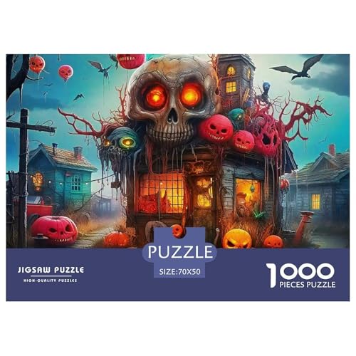 Halloween Stil Farbenfrohes Puzzle 1000 Teile in Bewährter Qualität Für Erwachsene Und Kinder Kühle Kürbis Puzzlespiele Für Die Ganze Familie Geschenke Für Männer Wanddekoration 70x50cm/1000pcs Halloween Stil Farbenfrohes Puzzle 1000 Teile in Bewährter Qualität Für Erwachsene Und Kinder Kühle Kürbis Puzzlespiele Für Die Ganze Familie Geschenke Für Männer Wanddekoration 70x50cm/1000pcs von QTIVARLEN