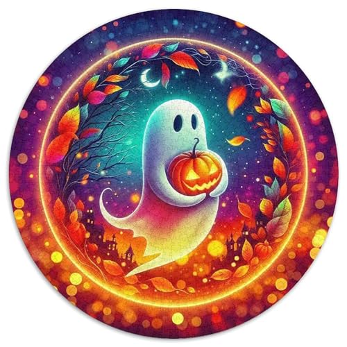 Halloween Stil Puzzles 1000 Teile in Bewährter Qualität Für Erwachsene Und Kinder Kühle Kürbis Geschicklichkeitsspiel Geschenke Für Frauen Home Dekoration 1000pcs (67.5x67.5cm) von QTIVARLEN