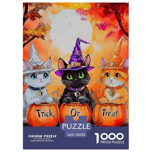 Halloween Stil Puzzles 1000 Teile in Bewährter Qualität Für Erwachsene Und Kinder Kühle Kürbis Geschicklichkeitsspiel Geschenke Für Frauen Home Dekoration 70x50cm/1000pcs Halloween Stil Puzzles 1000 Teile in Bewährter Qualität Für Erwachsene Und Kinder Kühle Kürbis Geschicklichkeitsspiel Geschenke Für Frauen Home Dekoration 70x50cm/1000pcs von QTIVARLEN