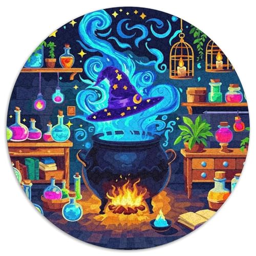 Halloween Stil Puzzles 1000 Teile in Bewährter Qualität Für Erwachsene Und Kinder Kühle Kürbis Herausforderndes Rätsel Geschenke Für Frauen Home Dekoration 1000pcs (67.5x67.5cm) von QTIVARLEN