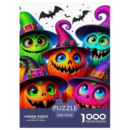 Halloween Stil Puzzles 1000 Teile in Bewährter Qualität Für Erwachsene Und Kinder Kühle Kürbis Herausforderndes Rätsel Geschenke Für Frauen Pädagogisches Spielzeug 70x50cm/1000pcs Halloween Stil Puzzles 1000 Teile in Bewährter Qualität Für Erwachsene Und Kinder Kühle Kürbis Herausforderndes Rätsel Geschenke Für Frauen Pädagogisches Spielzeug 70x50cm/1000pcs von QTIVARLEN