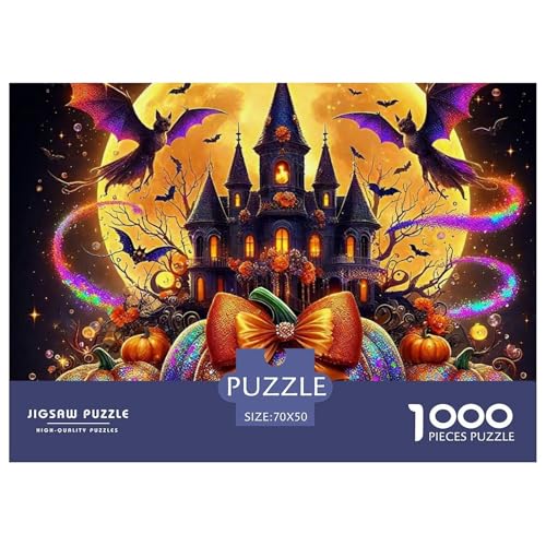Halloween Stil Puzzles 1000 Teile in Bewährter Qualität Für Erwachsene Und Kinder Kühle Kürbis Herausforderndes Rätsel Geschenke Für Frauen Pädagogisches Spielzeug 70x50cm/1000pcs Halloween Stil Puzzles 1000 Teile in Bewährter Qualität Für Erwachsene Und Kinder Kühle Kürbis Herausforderndes Rätsel Geschenke Für Frauen Pädagogisches Spielzeug 70x50cm/1000pcs von QTIVARLEN