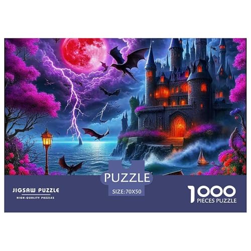 Halloween Stil Puzzles 1000 Teile in Bewährter Qualität Für Erwachsene Und Kinder Kühle Kürbis Herausforderndes Rätsel Geschenke Für Männer Home Dekoration 70x50cm/1000pcs Halloween Stil Puzzles 1000 Teile in Bewährter Qualität Für Erwachsene Und Kinder Kühle Kürbis Herausforderndes Rätsel Geschenke Für Männer Home Dekoration 70x50cm/1000pcs von QTIVARLEN