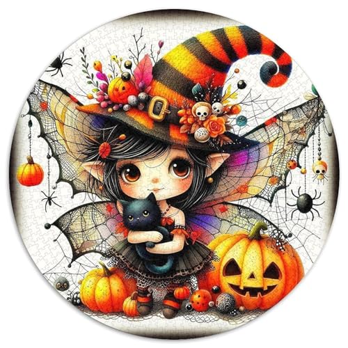 Halloween Stil Puzzles 1000 Teile in Bewährter Qualität Für Erwachsene Und Kinder Kühle Kürbis Herausforderndes Rätsel Geschenke Für Männer Pädagogisches Spielzeug 1000pcs (67.5x67.5cm) von QTIVARLEN