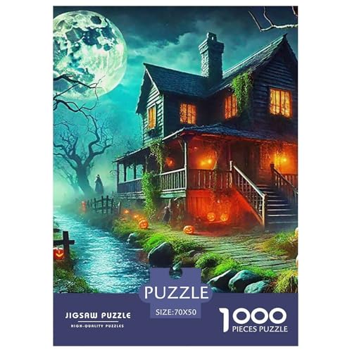 Halloween Stil Puzzles 1000 Teile in Bewährter Qualität Für Erwachsene Und Kinder Kühle Kürbis Herausforderndes Rätsel Geschenke Für Männer Pädagogisches Spielzeug 70x50cm/1000pcs Halloween Stil Puzzles 1000 Teile in Bewährter Qualität Für Erwachsene Und Kinder Kühle Kürbis Herausforderndes Rätsel Geschenke Für Männer Pädagogisches Spielzeug 70x50cm/1000pcs von QTIVARLEN