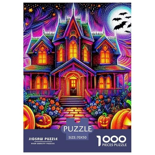 Halloween Stil Puzzles 1000 Teile in Bewährter Qualität Für Erwachsene Und Kinder Kühle Kürbis Puzzlespiele Für Die Ganze Familie Geschenke Für Frauen Home Dekoration 70x50cm/1000pcs Halloween Stil Puzzles 1000 Teile in Bewährter Qualität Für Erwachsene Und Kinder Kühle Kürbis Puzzlespiele Für Die Ganze Familie Geschenke Für Frauen Home Dekoration 70x50cm/1000pcs von QTIVARLEN