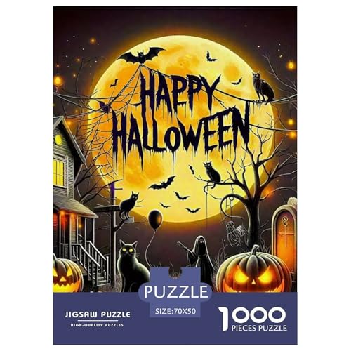 Halloween Stil Puzzles 1000 Teile in Bewährter Qualität Für Erwachsene Und Kinder Kühle Kürbis Puzzlespiele Für Die Ganze Familie Geschenke Für Frauen Home Dekoration 70x50cm/1000pcs Halloween Stil Puzzles 1000 Teile in Bewährter Qualität Für Erwachsene Und Kinder Kühle Kürbis Puzzlespiele Für Die Ganze Familie Geschenke Für Frauen Home Dekoration 70x50cm/1000pcs von QTIVARLEN