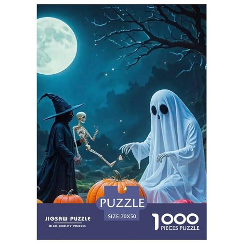 Halloween Stil Puzzles 1000 Teile in Bewährter Qualität Für Erwachsene Und Kinder Kühle Kürbis Puzzlespiele Für Die Ganze Familie Geschenke Für Frauen Wanddekoration 70x50cm/1000pcs Halloween Stil Puzzles 1000 Teile in Bewährter Qualität Für Erwachsene Und Kinder Kühle Kürbis Puzzlespiele Für Die Ganze Familie Geschenke Für Frauen Wanddekoration 70x50cm/1000pcs von QTIVARLEN