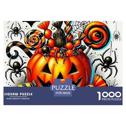 Halloween Stil Puzzles 1000 Teile in Bewährter Qualität Für Erwachsene Und Kinder Kühle Kürbis Puzzlespiele Für Die Ganze Familie Geschenke Für Männer Wanddekoration 38x26cm/1000pcs Halloween Stil Puzzles 1000 Teile in Bewährter Qualität Für Erwachsene Und Kinder Kühle Kürbis Puzzlespiele Für Die Ganze Familie Geschenke Für Männer Wanddekoration 38x26cm/1000pcs von QTIVARLEN