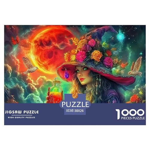 Hexe Puzzle 1000 Teile Für Erwachsene Und Kinder Halloween Stil Herausforderung Spiel Interaktives Spielzeug Home Dekoration Clevere Rätsel 38x26cm/1000pcs Hexe Puzzle 1000 Teile Für Erwachsene Und Kinder Halloween Stil Herausforderung Spiel Interaktives Spielzeug Home Dekoration Clevere Rätsel 38x26cm/1000pcs von QTIVARLEN
