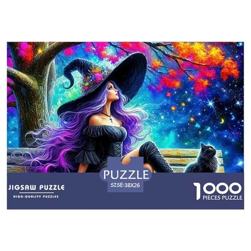 Hexe Puzzle 1000 Teile Für Erwachsene Und Kinder Halloween Stil Herausforderung Spiel Interaktives Spielzeug Wunderschönes Dekoration in Bewährter Qualität 38x26cm/1000pcs Hexe Puzzle 1000 Teile Für Erwachsene Und Kinder Halloween Stil Herausforderung Spiel Interaktives Spielzeug Wunderschönes Dekoration in Bewährter Qualität 38x26cm/1000pcs von QTIVARLEN