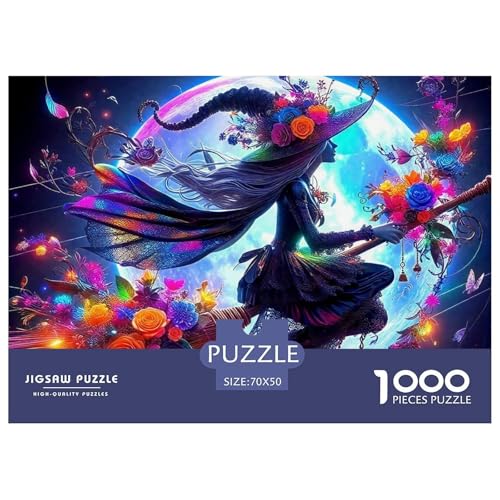 Hexe Puzzle 1000 Teile Für Erwachsene Und Kinder Halloween Stil Herausforderung Spiel Pädagogisches Spielzeug Home Dekoration in Bewährter Qualität 70x50cm/1000pcs Hexe Puzzle 1000 Teile Für Erwachsene Und Kinder Halloween Stil Herausforderung Spiel Pädagogisches Spielzeug Home Dekoration in Bewährter Qualität 70x50cm/1000pcs von QTIVARLEN