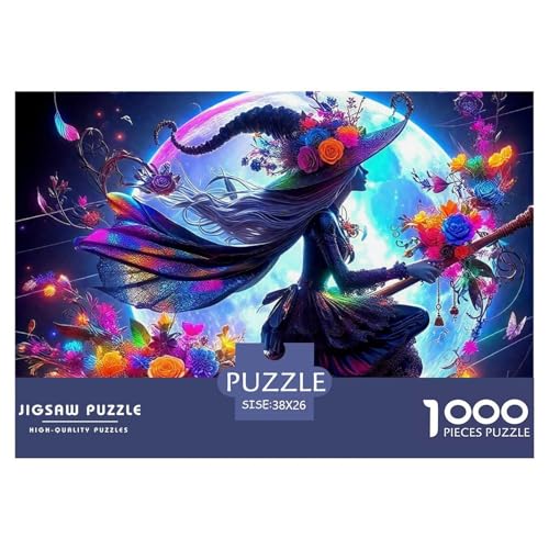 Hexe Puzzle 1000 Teile Für Erwachsene Und Kinder Halloween Stil Herausforderung Spiel Pädagogisches Spielzeug Wunderschönes Dekoration in Bewährter Qualität 38x26cm/1000pcs Hexe Puzzle 1000 Teile Für Erwachsene Und Kinder Halloween Stil Herausforderung Spiel Pädagogisches Spielzeug Wunderschönes Dekoration in Bewährter Qualität 38x26cm/1000pcs von QTIVARLEN
