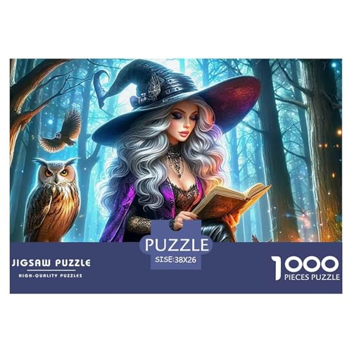 Hexe Puzzle 1000 Teilige Für Erwachsene Und Kinder Halloween Stil Herausforderung Spiel Interaktives Spielzeug Home Dekoration in Bewährter Qualität 38x26cm/1000pcs Hexe Puzzle 1000 Teilige Für Erwachsene Und Kinder Halloween Stil Herausforderung Spiel Interaktives Spielzeug Home Dekoration in Bewährter Qualität 38x26cm/1000pcs von QTIVARLEN