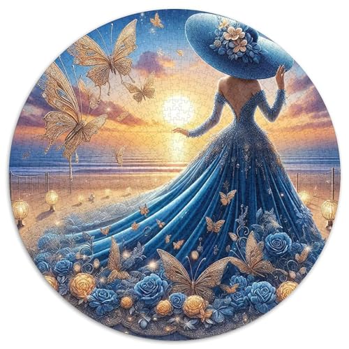 Kleid Schönheit Puzzle 1000 Teile Für Erwachsene Und Kinder wunderschönes Kleid Herausforderung Spiel Interaktives Spielzeug Home Dekoration Clevere Rätsel 1000pcs (67.5x67.5cm) von QTIVARLEN