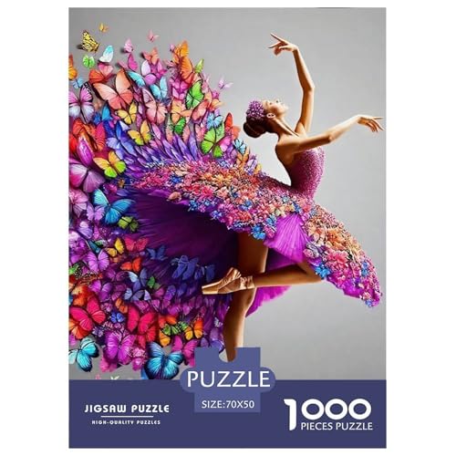 Kleid Schönheit Puzzle 1000 Teile Für Erwachsene Und Kinder wunderschönes Kleid Lernspiel Interaktives Spielzeug Home Dekoration in Bewährter Qualität 70x50cm/1000pcs von QTIVARLEN