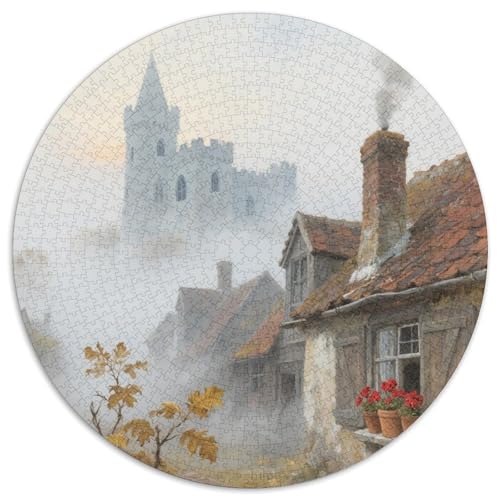 Kleine Stadt Stil Farbenfrohes Puzzle 1000 Stück Bewährter Qualität Für Erwachsene Und Kinder Schöne Landschaft Herausforderndes Rätsel Geschenke Für Männer Wanddekoration 1000pcs (67.5x67.5cm) Kleine Stadt Stil Farbenfrohes Puzzle 1000 Stück Bewährter Qualität Für Erwachsene Und Kinder Schöne Landschaft Herausforderndes Rätsel Geschenke Für Männer Wanddekoration 1000pcs (67.5x67.5cm) von QTIVARLEN